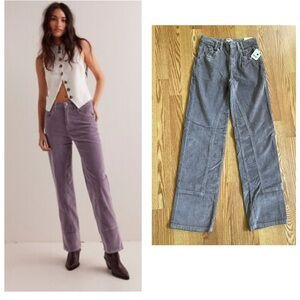 We The Free Purple Straight Leg Pants